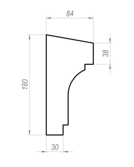 Карнизы и молдинги CM-003